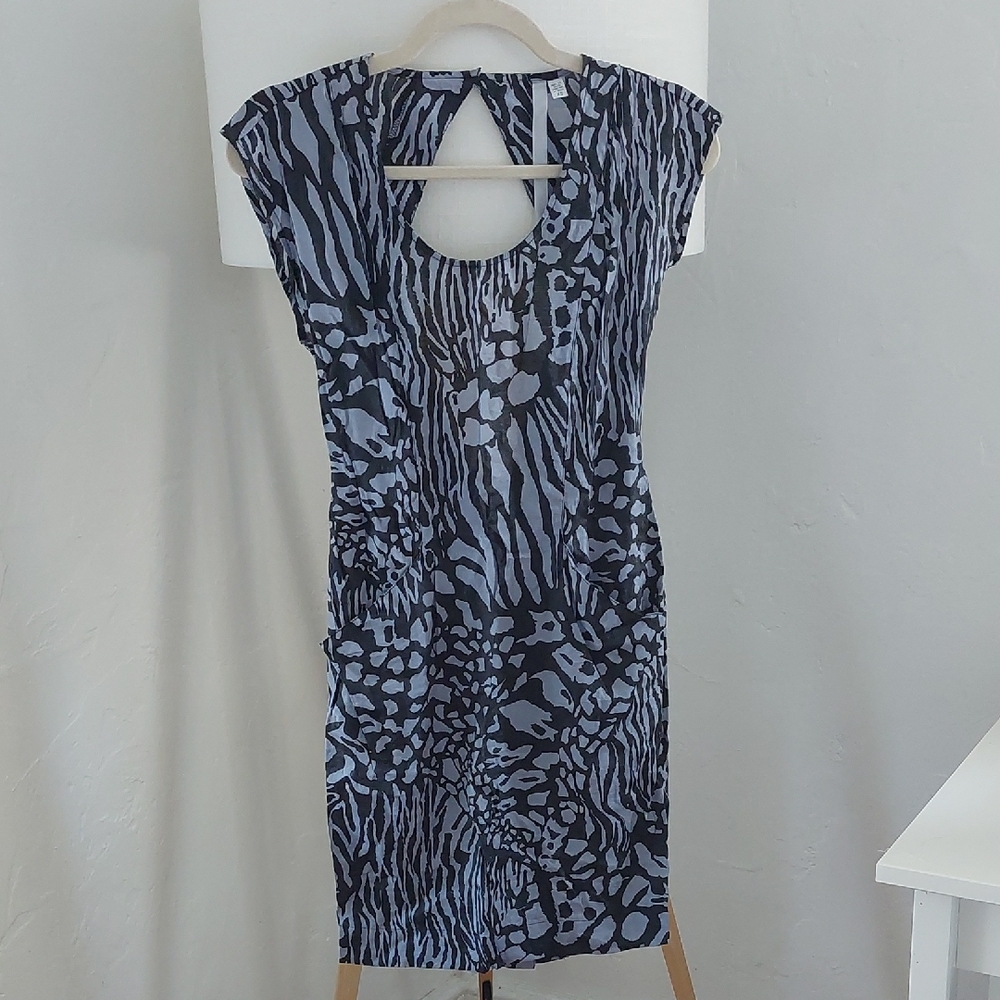 Mixed Animal Print Dress With Pockets By Reformed
